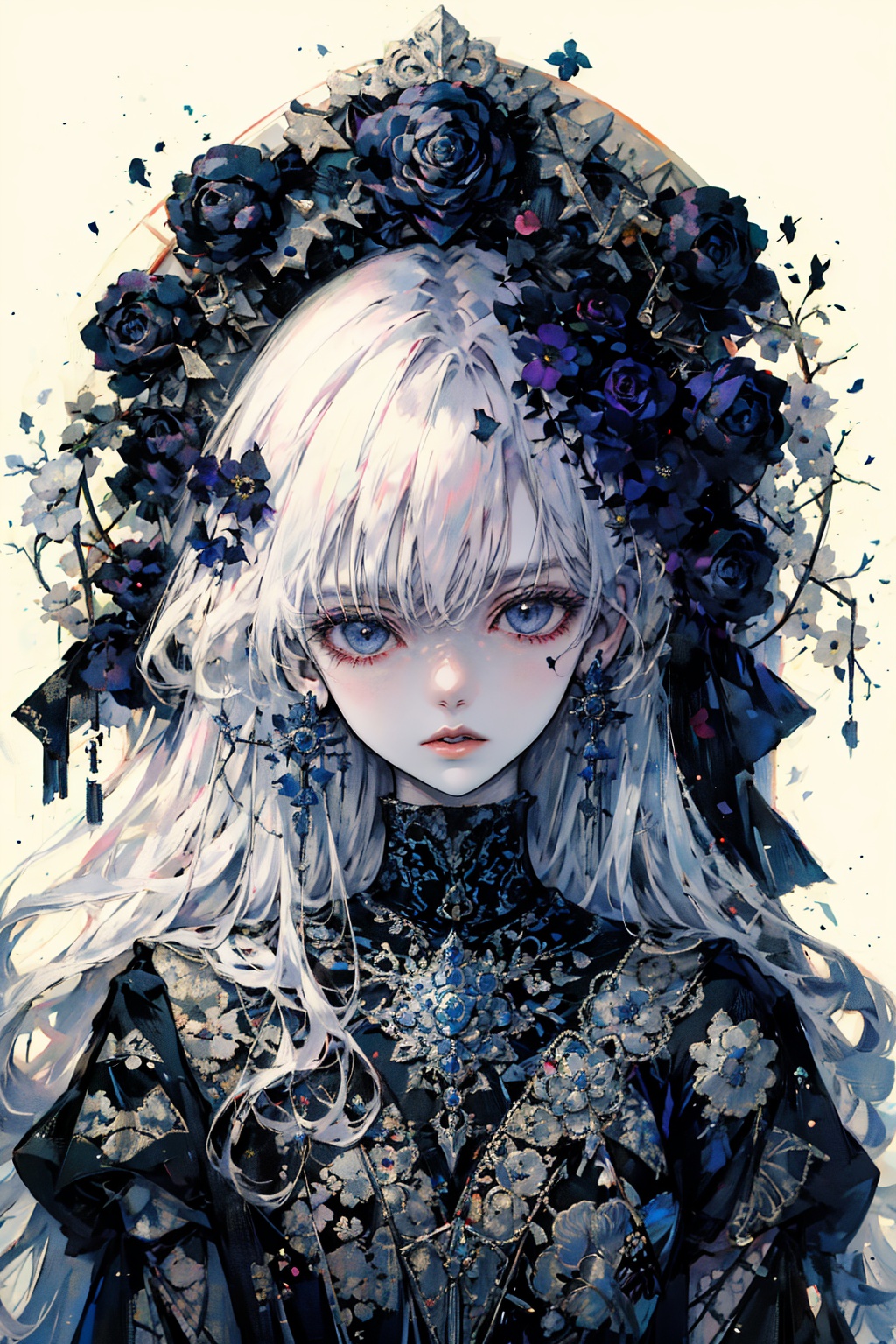 1girl,  solo,  long hair on Tensor.Art
