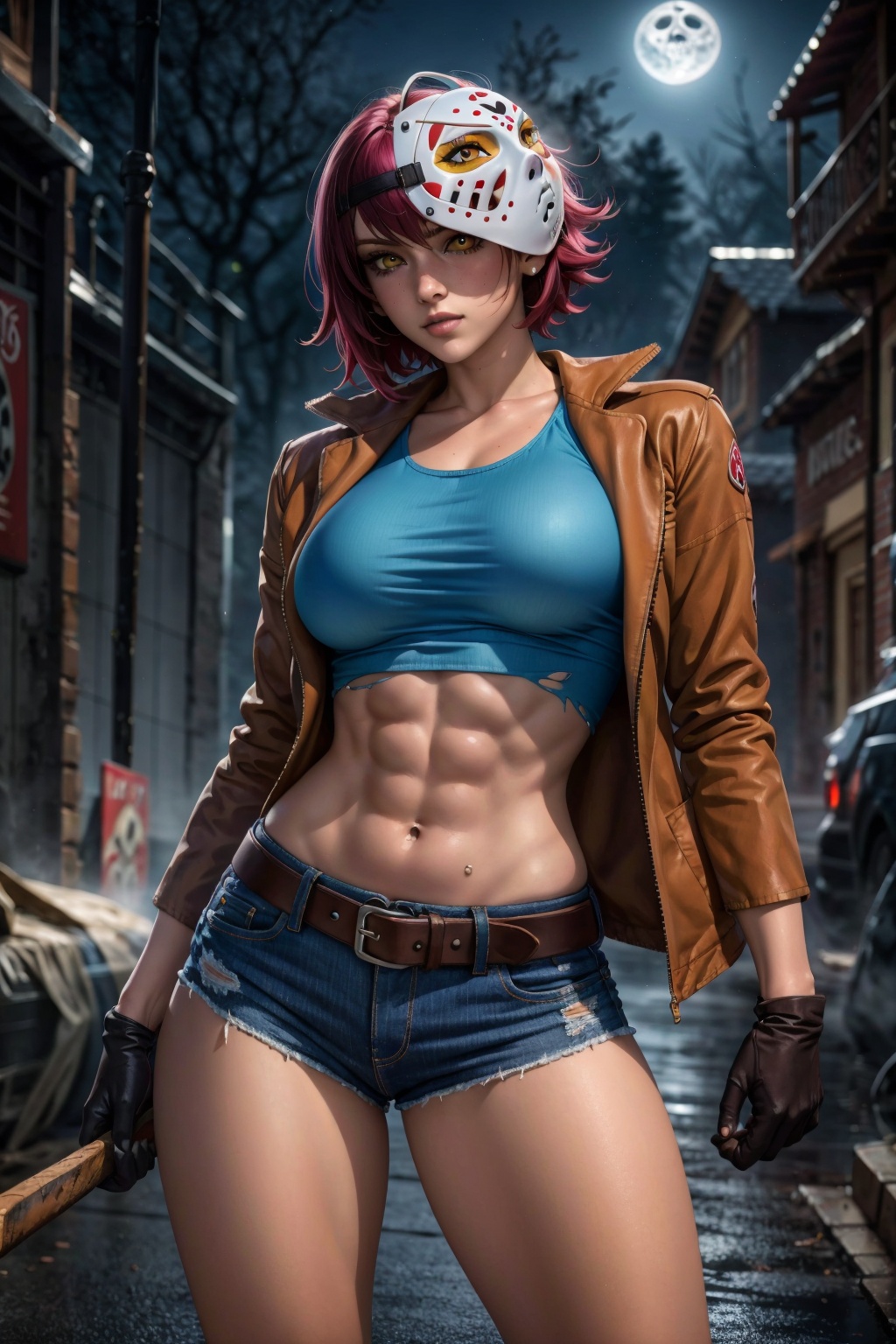 1girl,  Jessica Voorhees,  solo on Tensor.Art