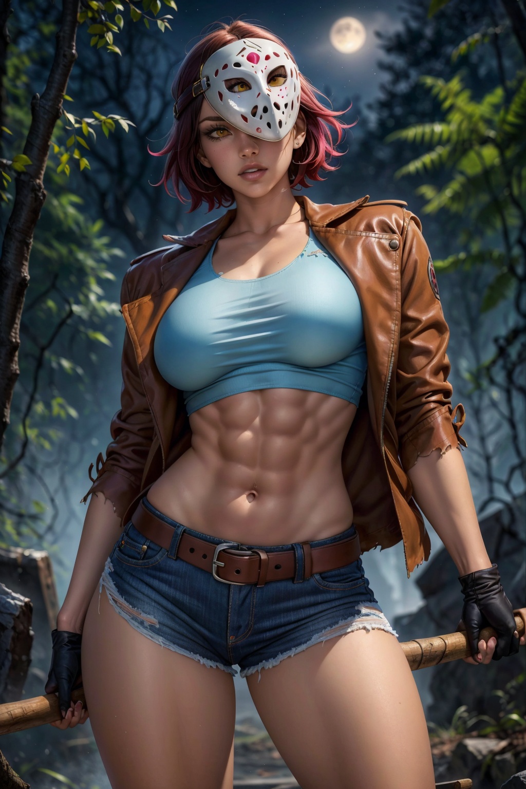 1girl,  Jessica Voorhees,  solo on Tensor.Art