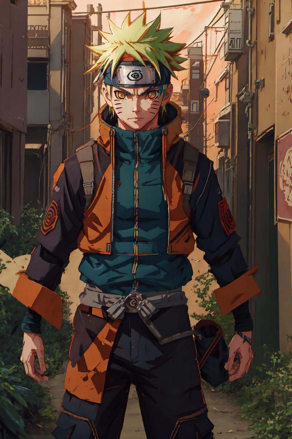 Naruto,  1boy,  cowboy shot by Mr.A on Tensor.Art