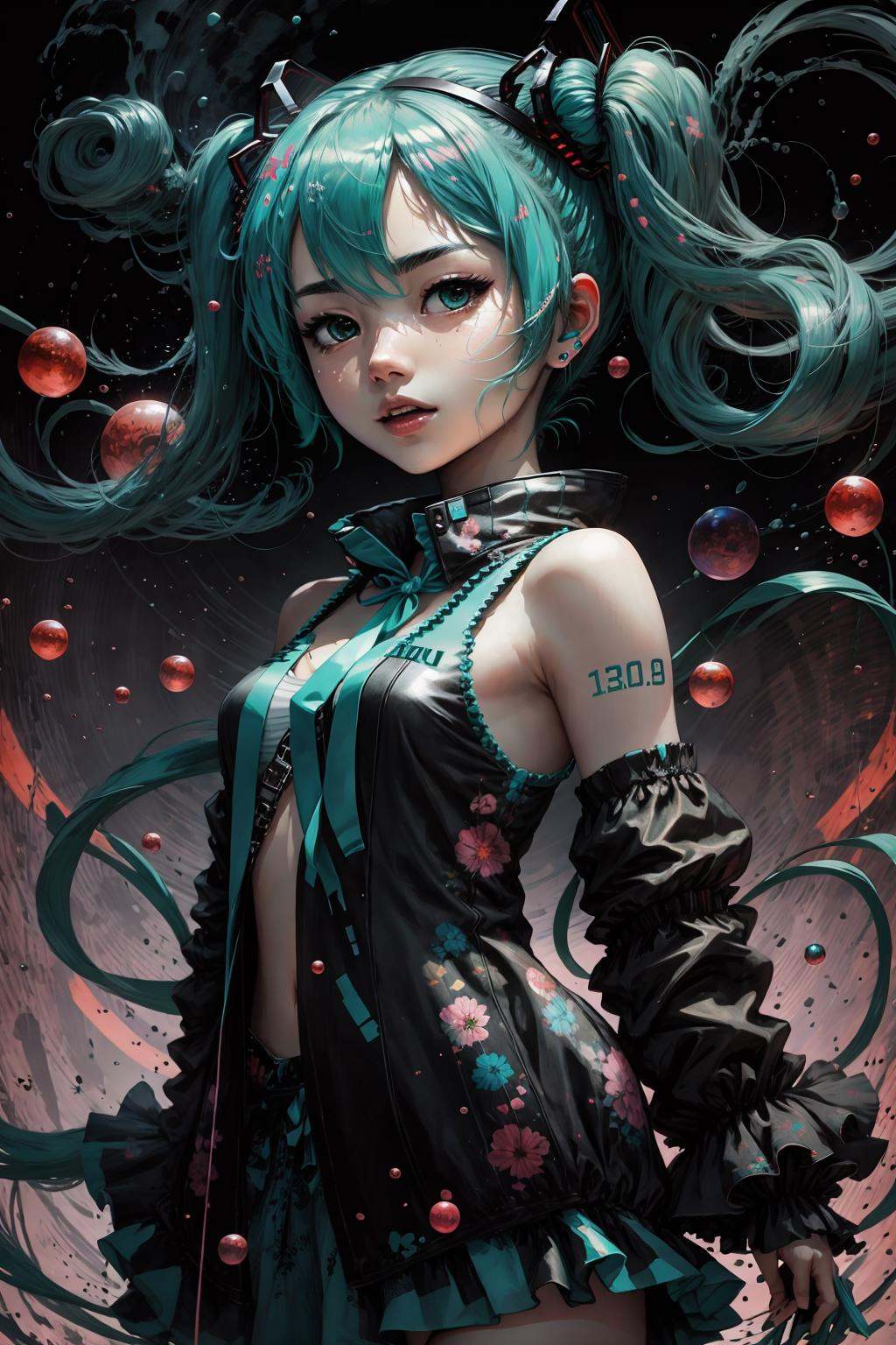 masterpiece, best quality, hatsune miku, 8k
