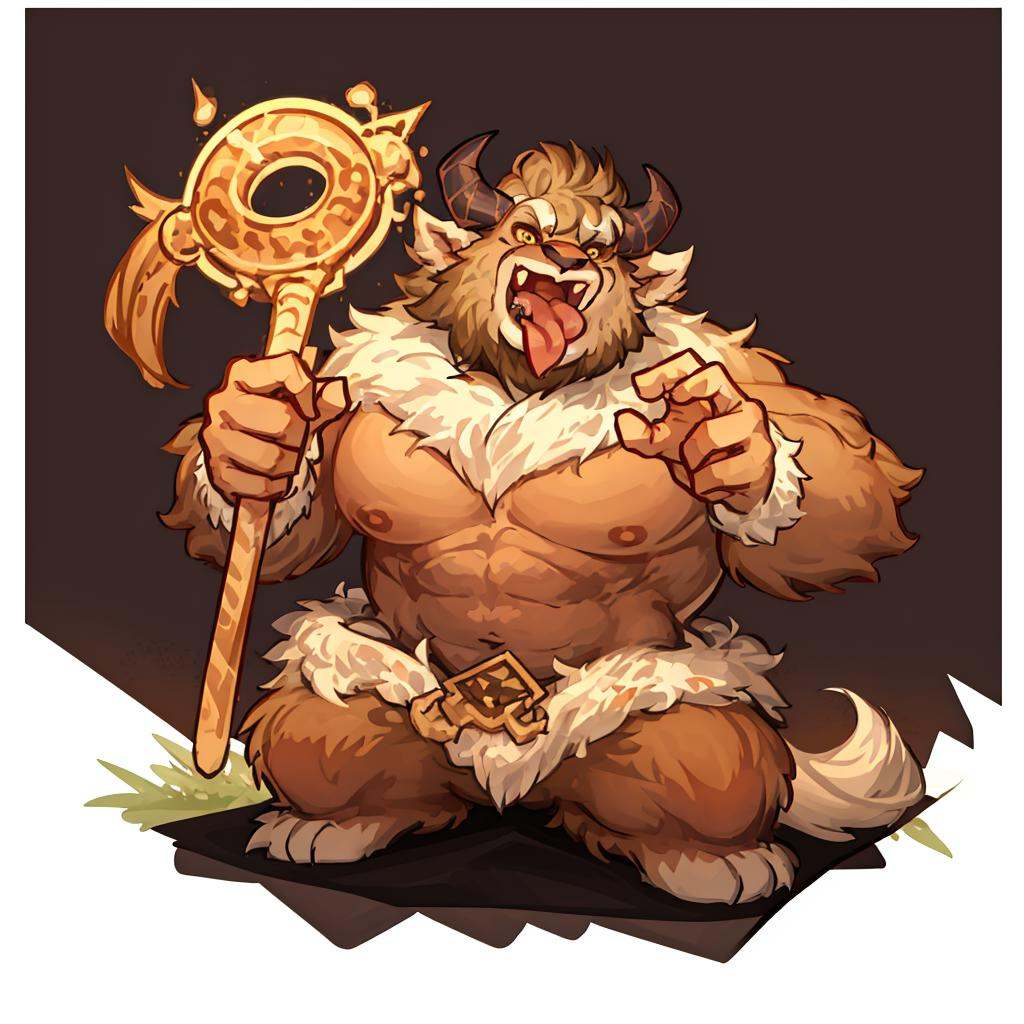 solo,  horns,  1boy on Tensor.Art