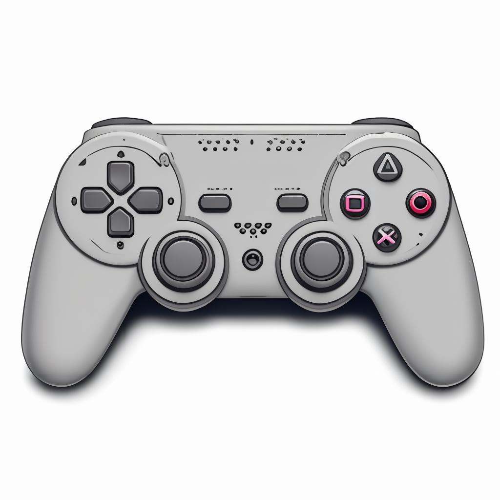 masterpiece, best quality,white background, red controller, simple background, game controller, 
