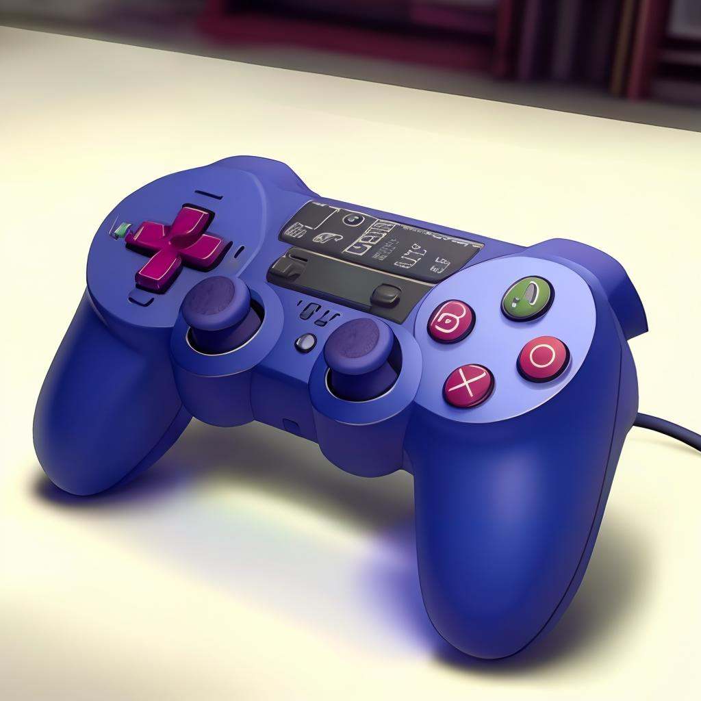 masterpiece, best quality,white background, red controller, simple background, game controller, 