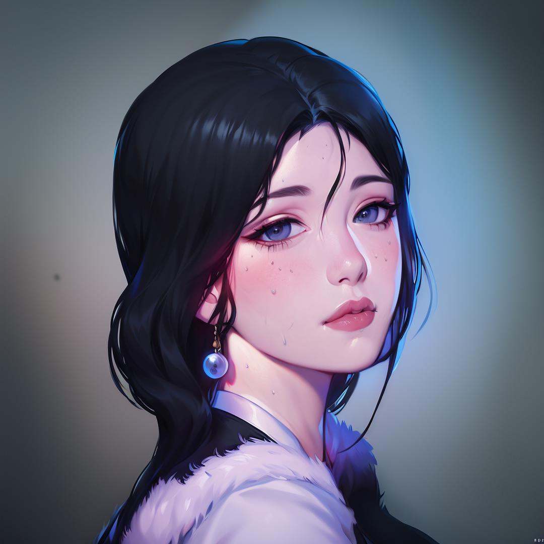 (masterpiece, portrait,best quality:1.4),(illustration:1.1),(extremely detailed CG unity 8k wallpaper), 1girl,beautiful  face,white background, black hair, black eyes, chinese,