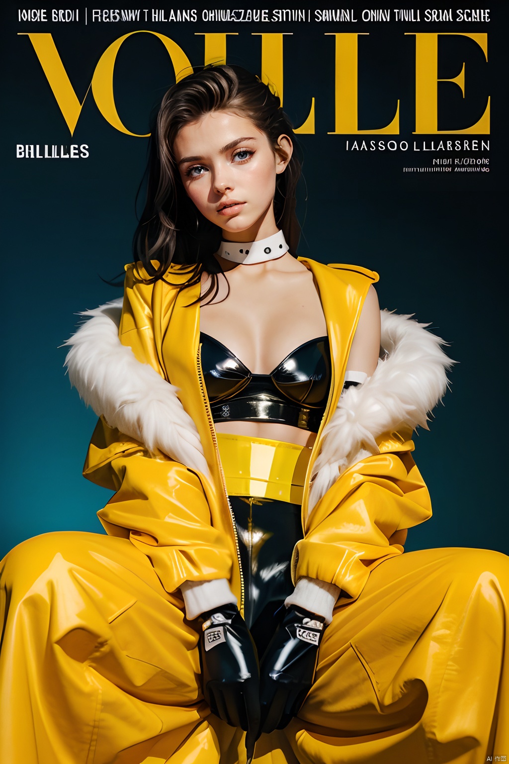 VUGOE frech,  yellow lighting,  brooke ashling on Tensor.Art