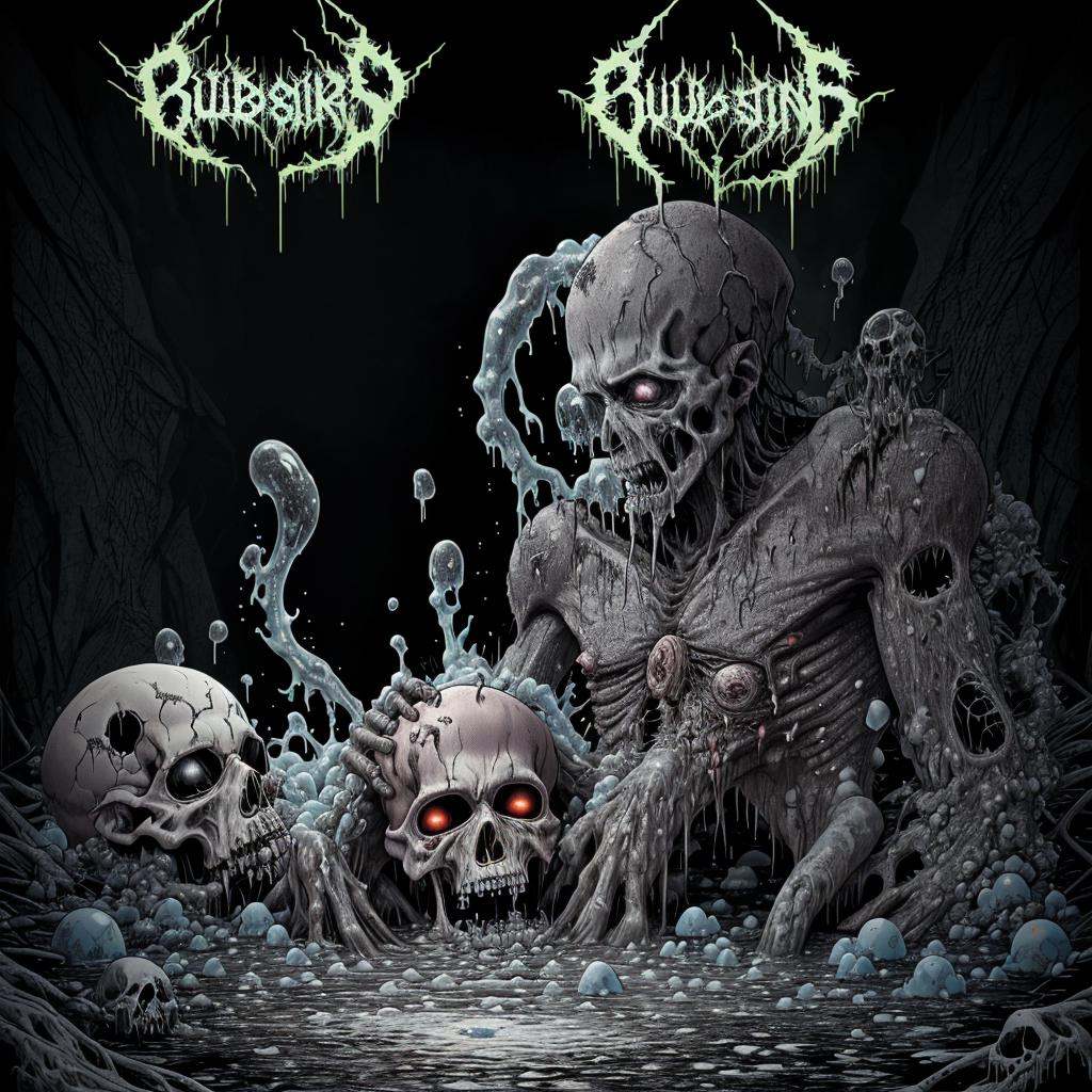 Skin begins to melt and tear away Disfiguring mutation of bubbling decay ruin,  DEATHMETAL on Tensor.Art