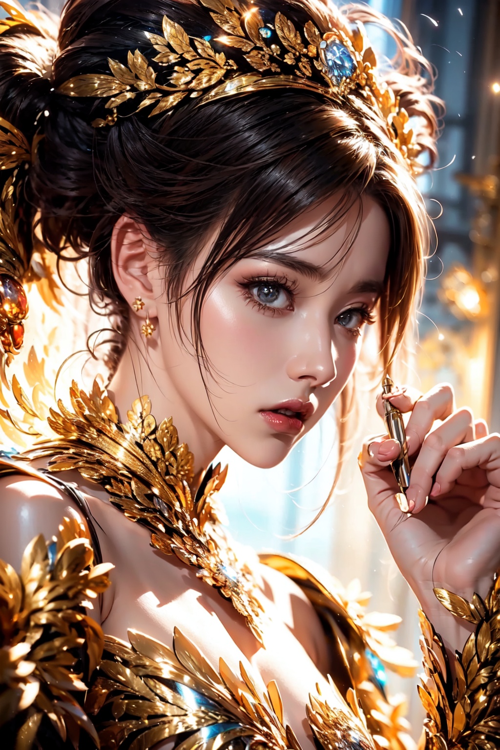 (goddess),  (naked),  (magic circle) on Tensor.Art