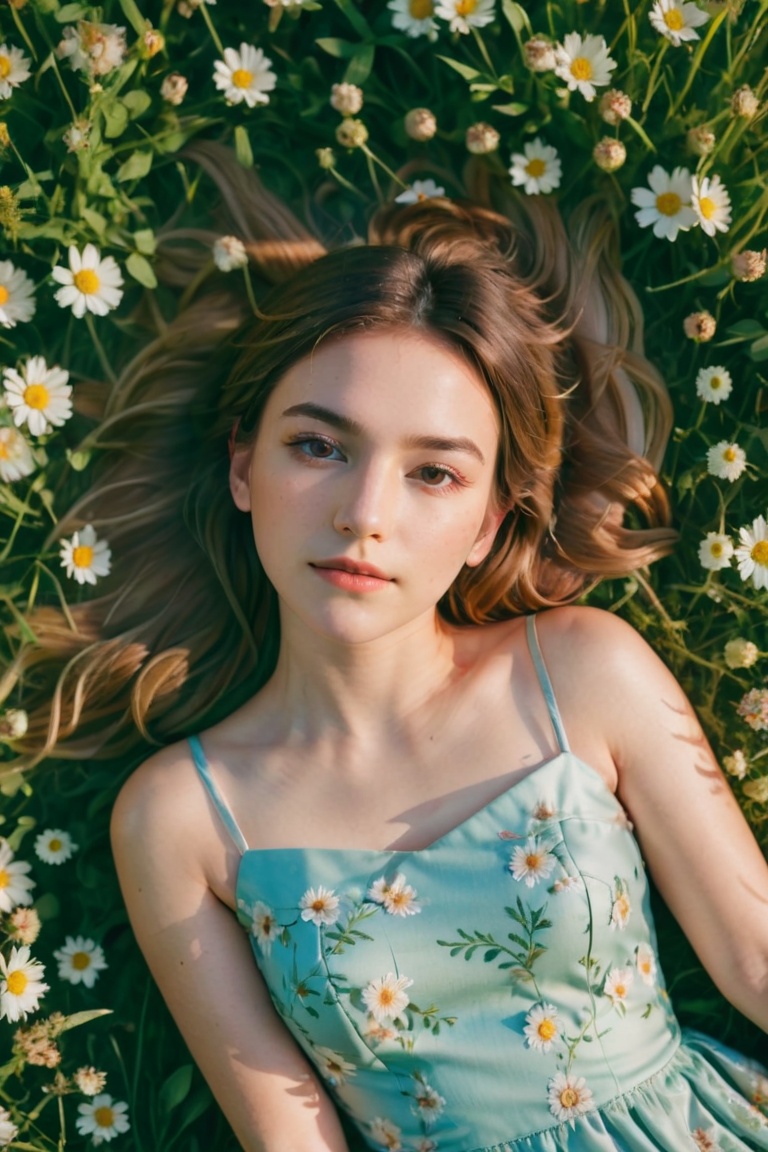 film grain,  a beautiful young woman,  wearing short dress on Tensor.Art