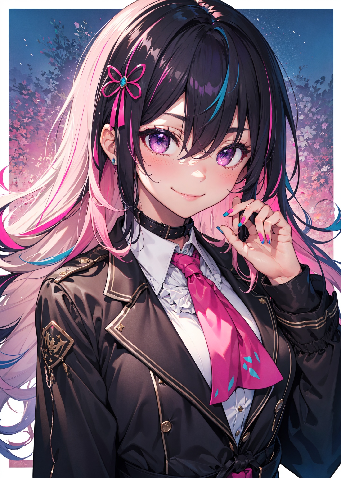 girl,  solo,  long hair on Tensor.Art