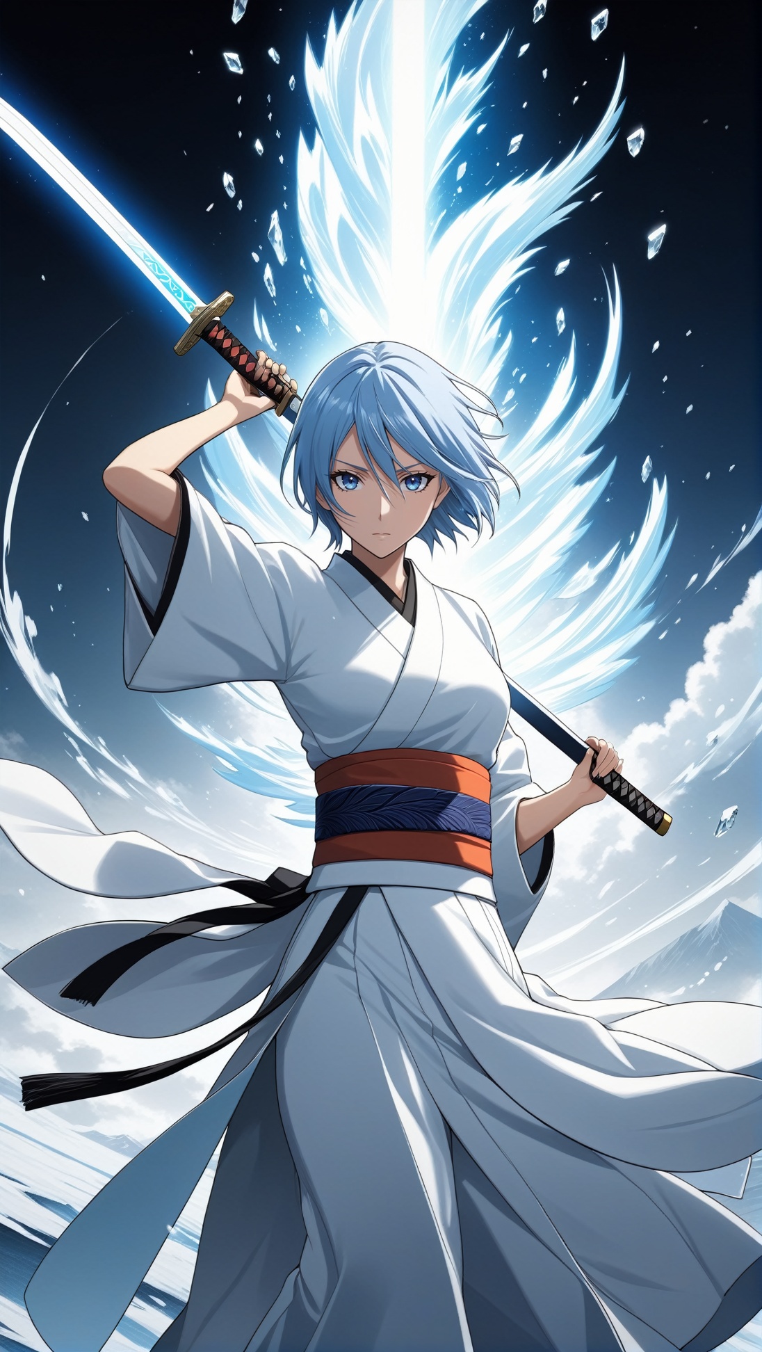 Hyper-detailed anime of 1girl,  solo,  kuchiki rukia \(Bleach\) on Tensor.Art
