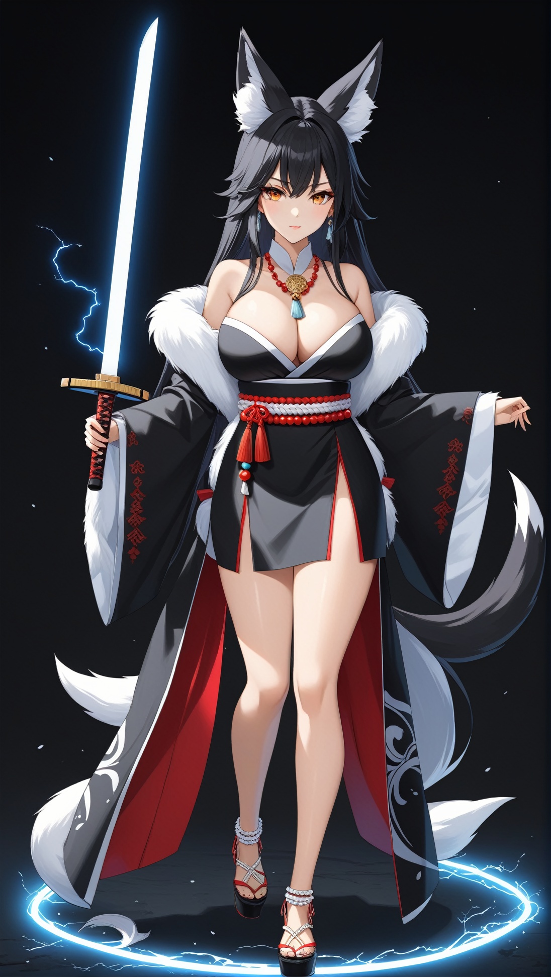 Hyper-Detailed Anime of Musashi in Azur Lane,  20yo,  1girl on Tensor.Art