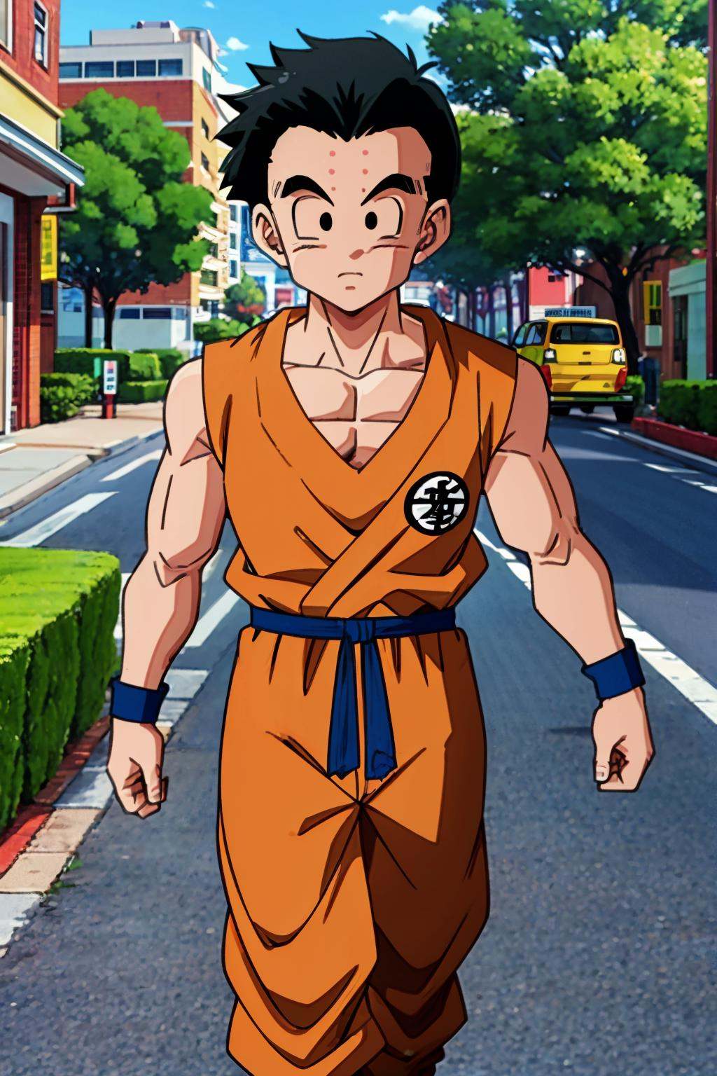(finely detailed),  upper body,  kuririn by IndolentCat on Tensor.Art