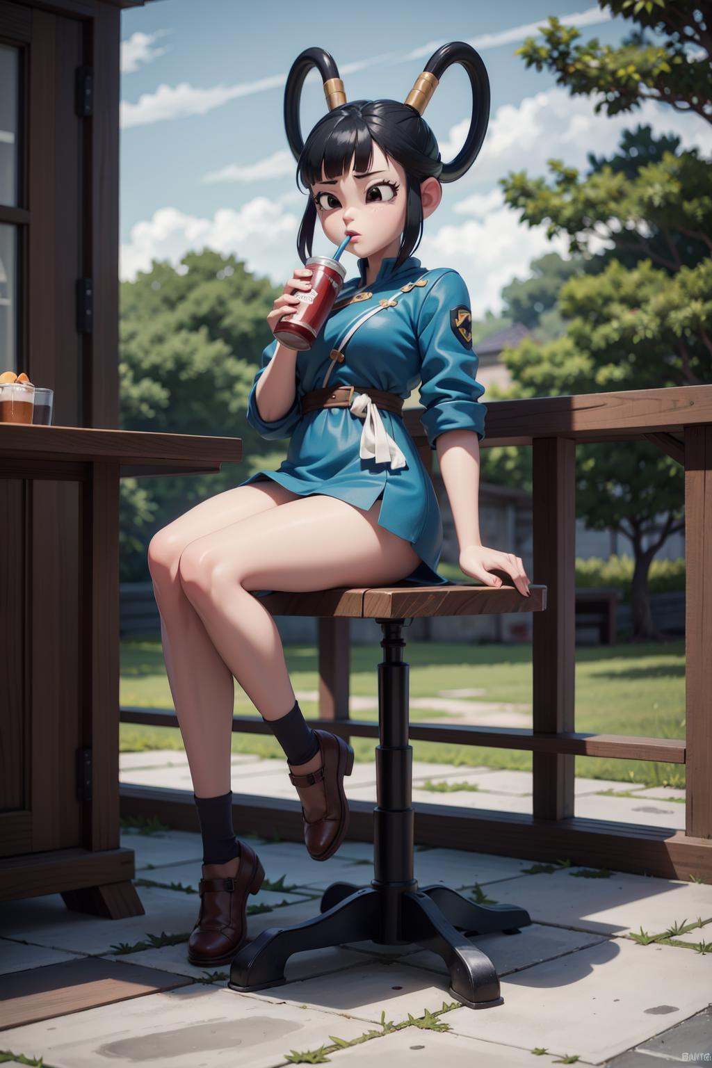 (finely detailed),  solo,  yurin by IndolentCat on Tensor.Art