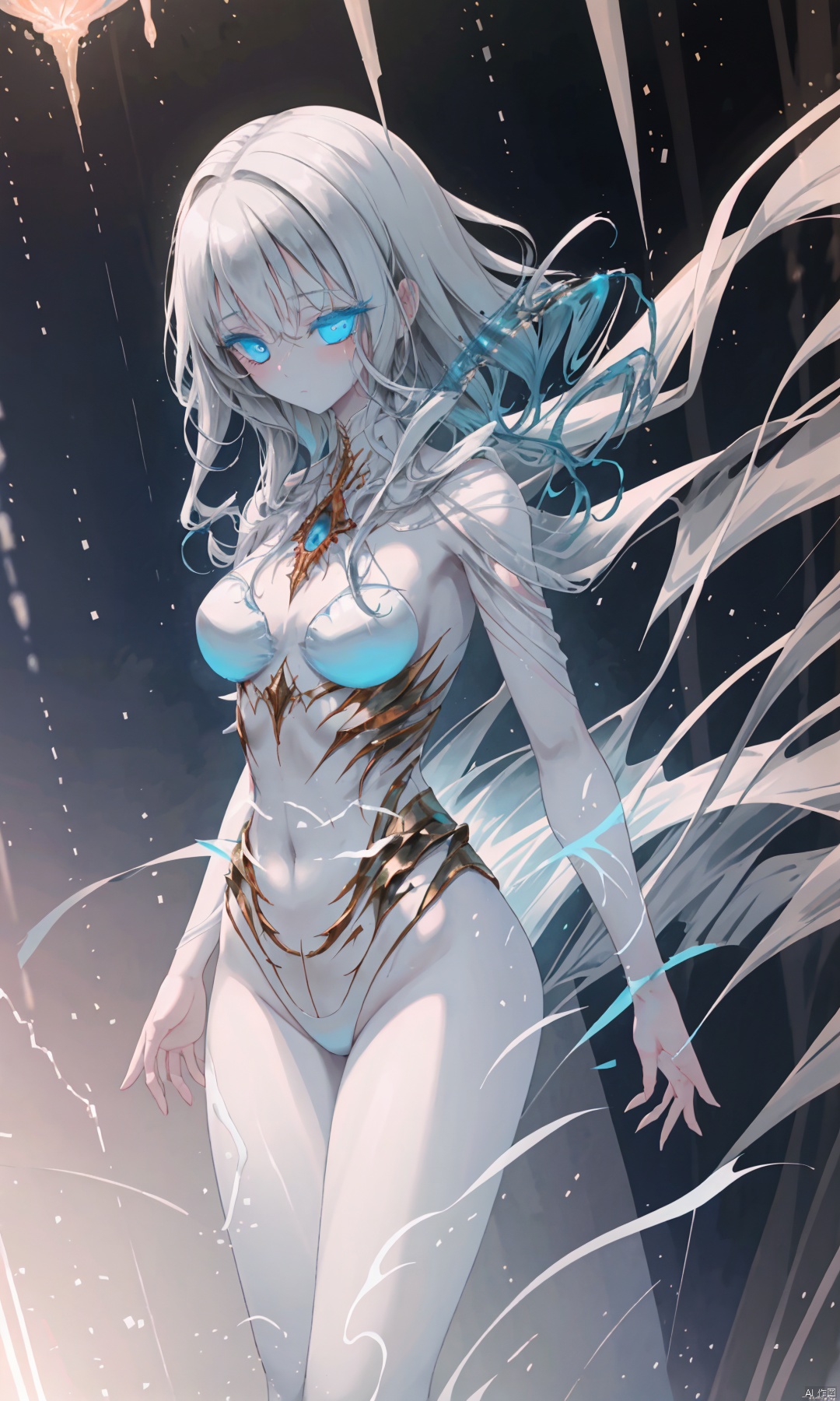 composed of elements of thunder,  thunder,  electricity on Tensor.Art
