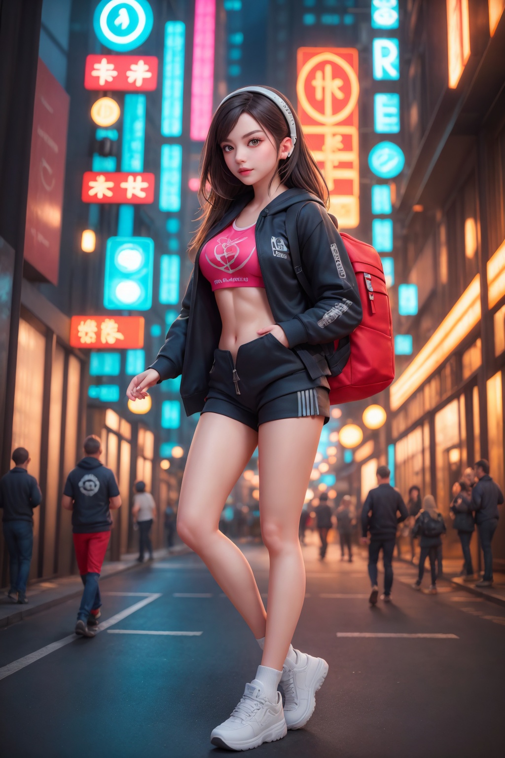 Dreampolis,  hyper-detailed digital illustration,  cyberpunk on Tensor.Art