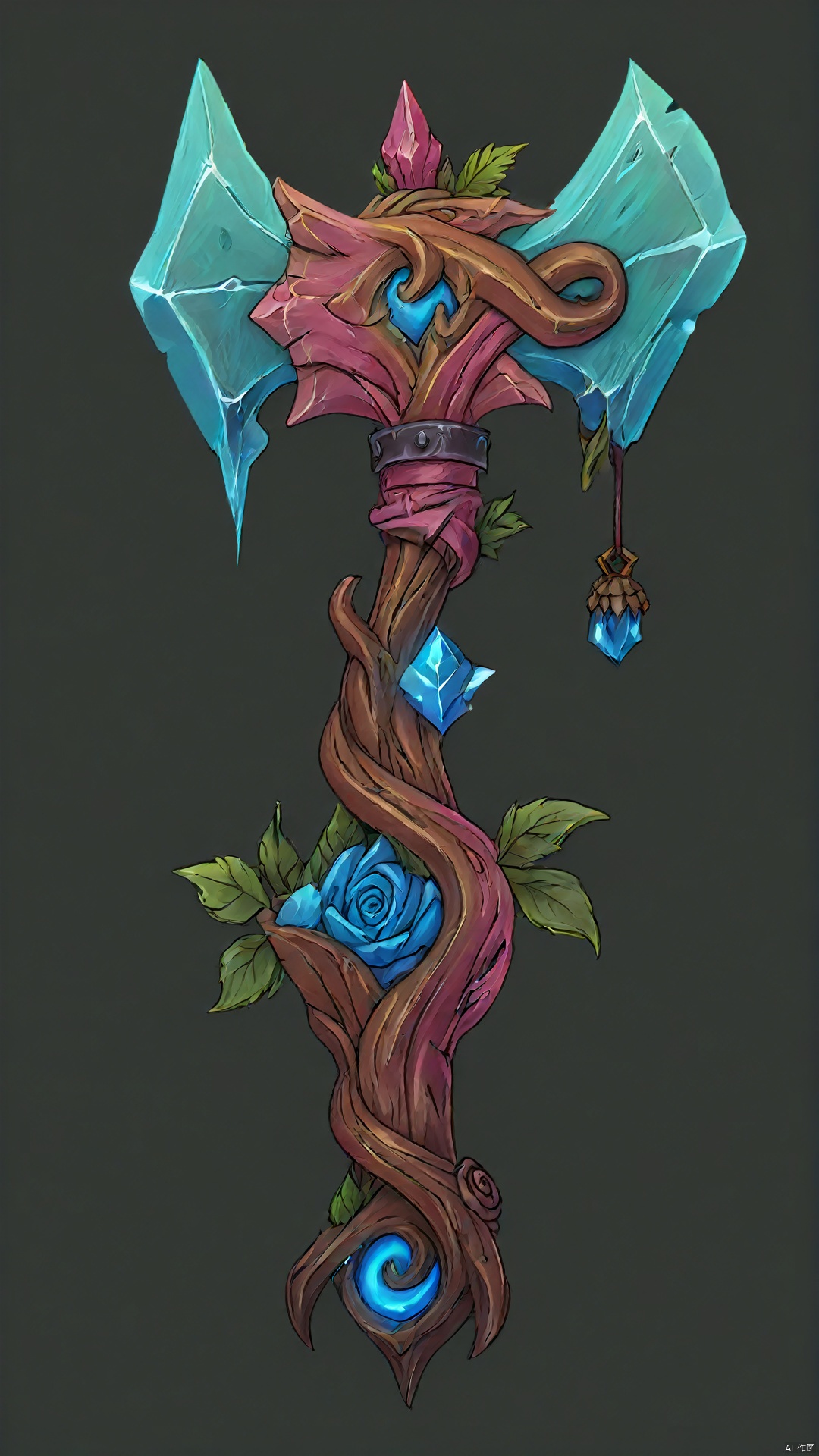 vju, crystal hammer, rose dragon theme