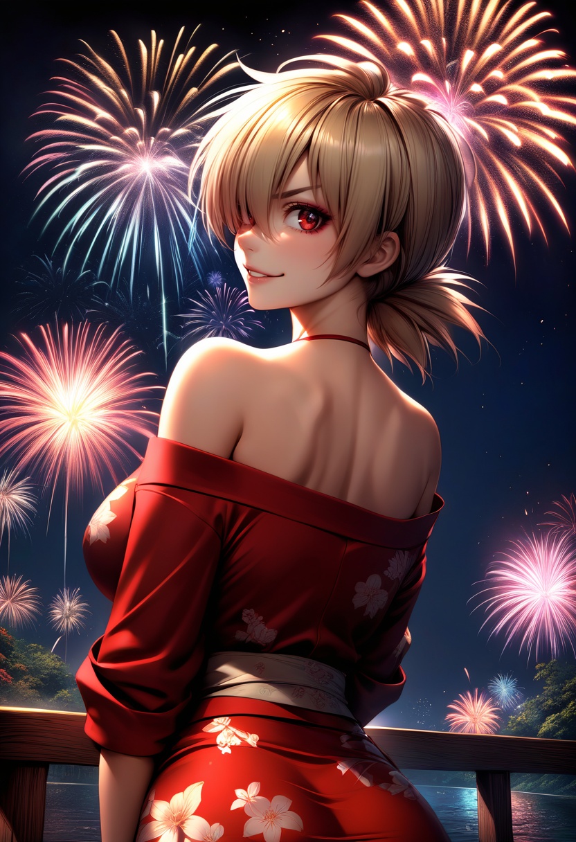 from behind,  solo,  1girl on Tensor.Art