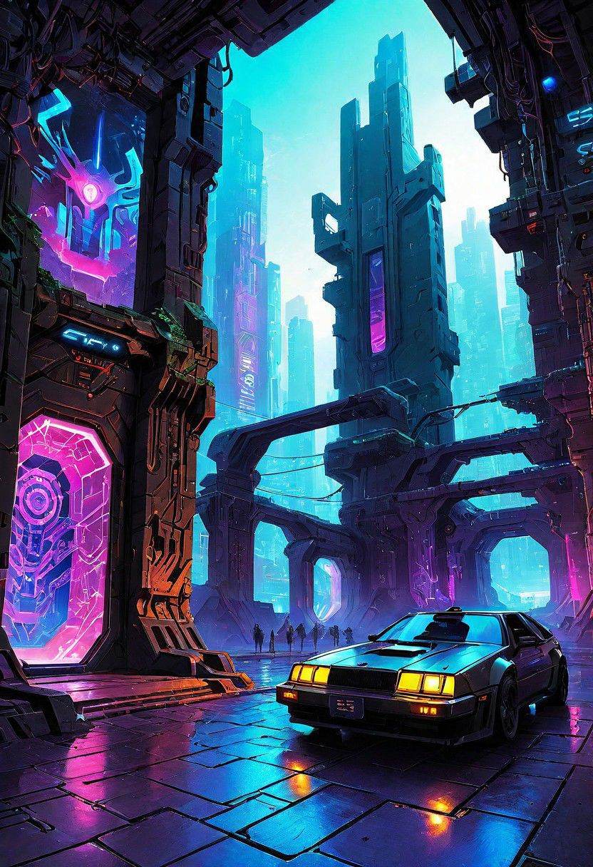 shadowrun_party,  cyberpunk,  high-tech lowlife on Tensor.Art