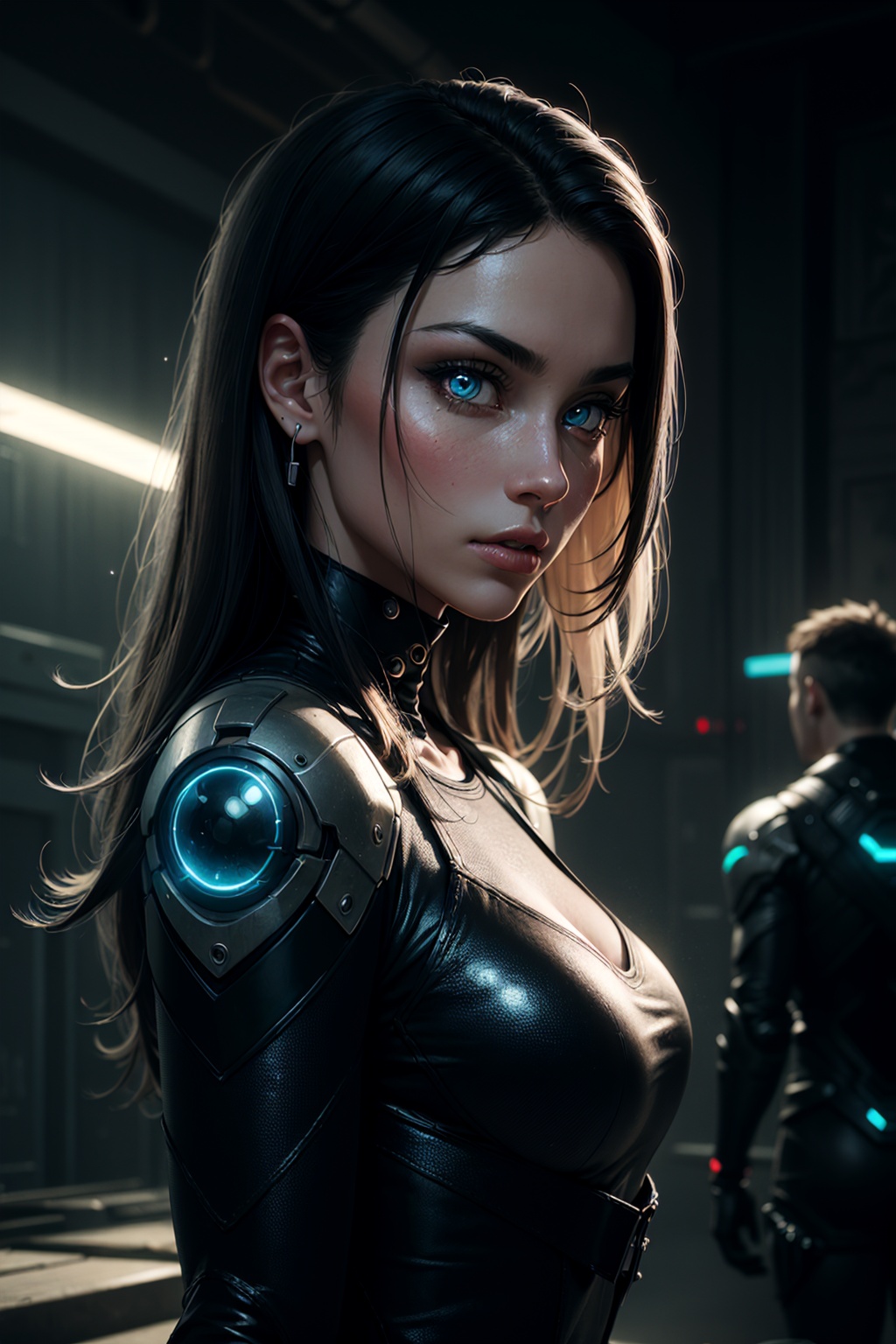 sci fi character art,  cool artwork,  futuristic style on Tensor.Art
