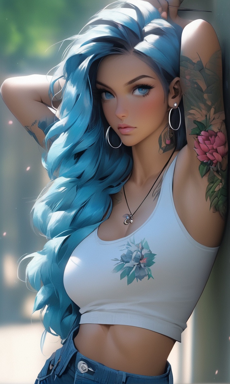 1girl,  solo,  long hair on Tensor.Art
