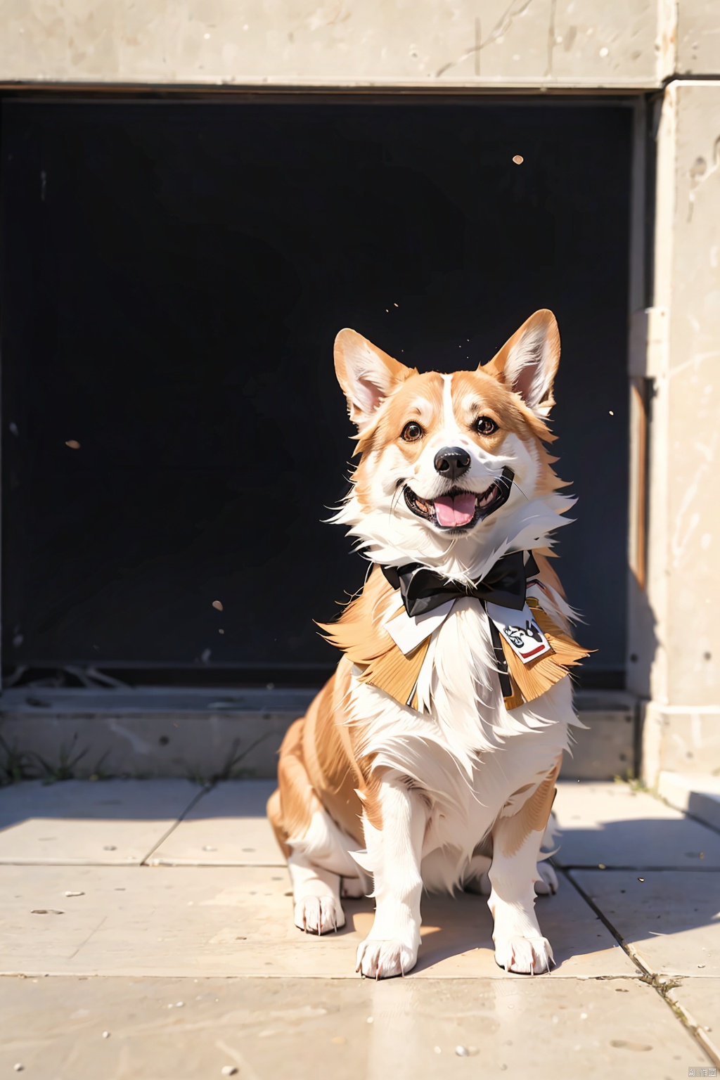  absurdres,absurdres,realistic,(full_shot:1.8), solo, , Dog_Corgi