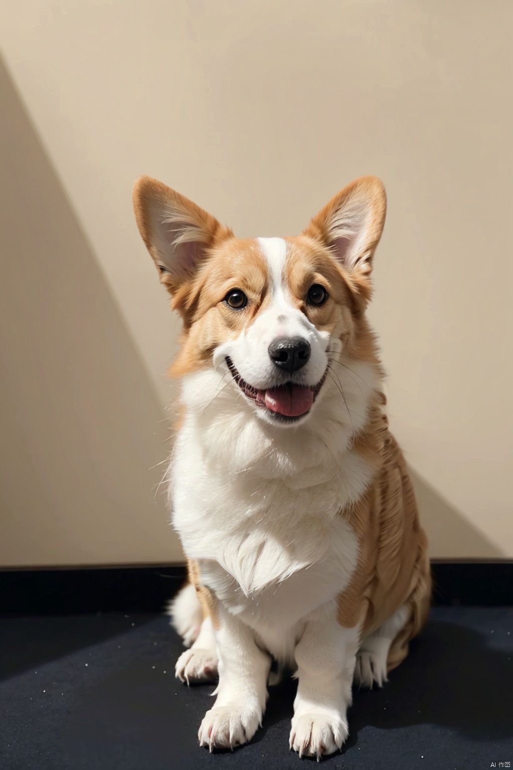  absurdres,absurdres,realistic,(full_shot:1.8), solo, , Dog_Corgi