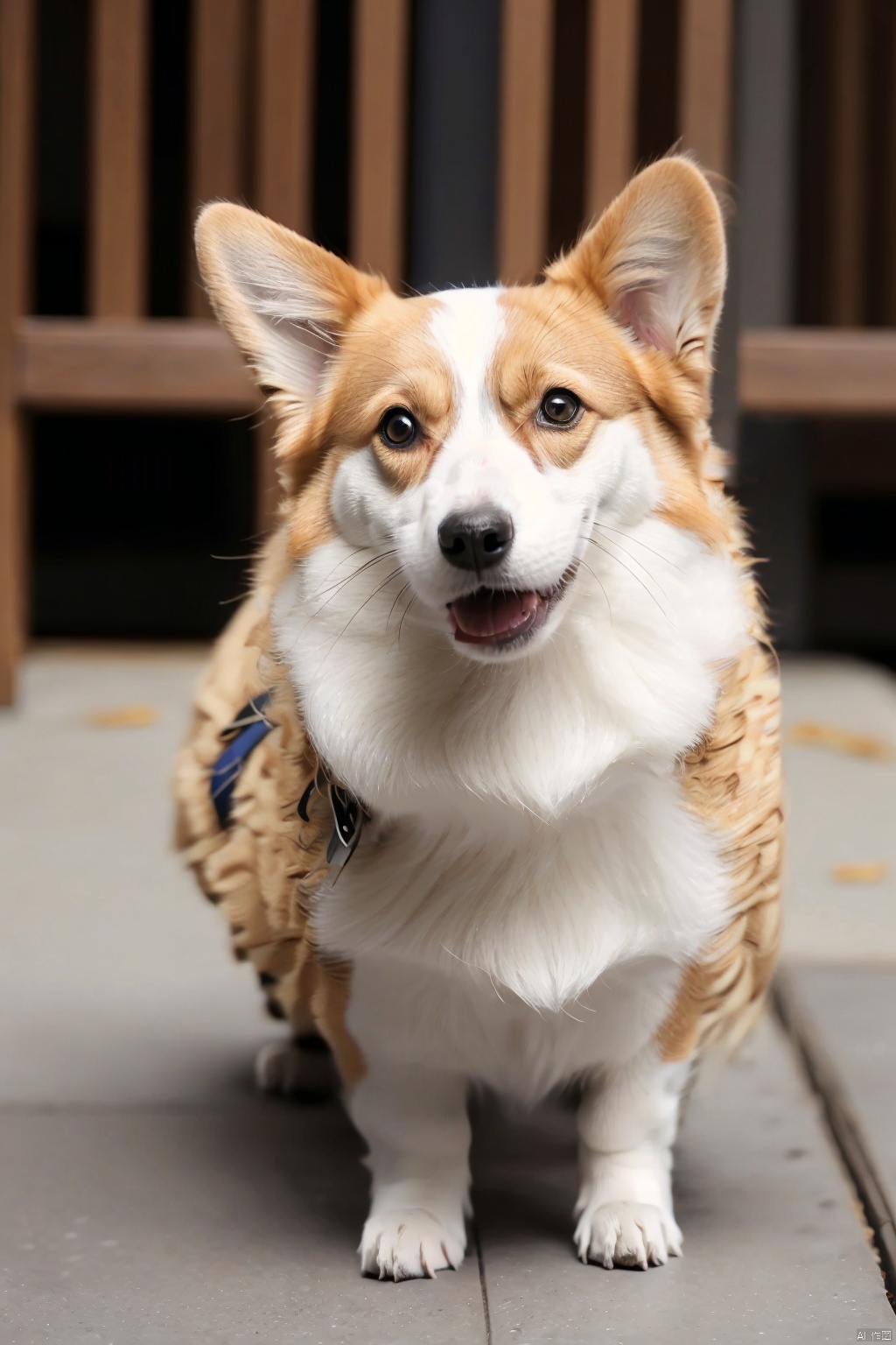 absurdres,absurdres,realistic,(full_shot:1.8), solo, , Dog_Corgi
