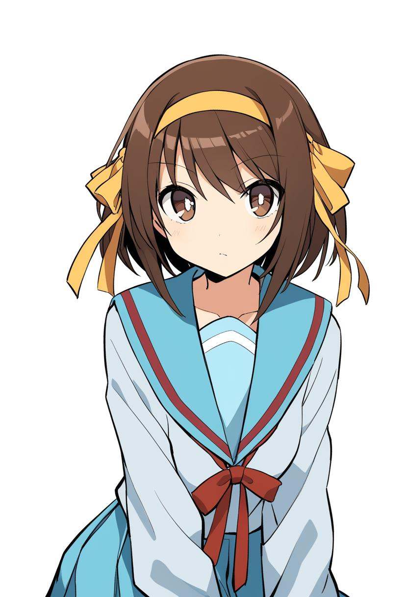 1girl,  suzumiya haruhi,  solo on Tensor.Art