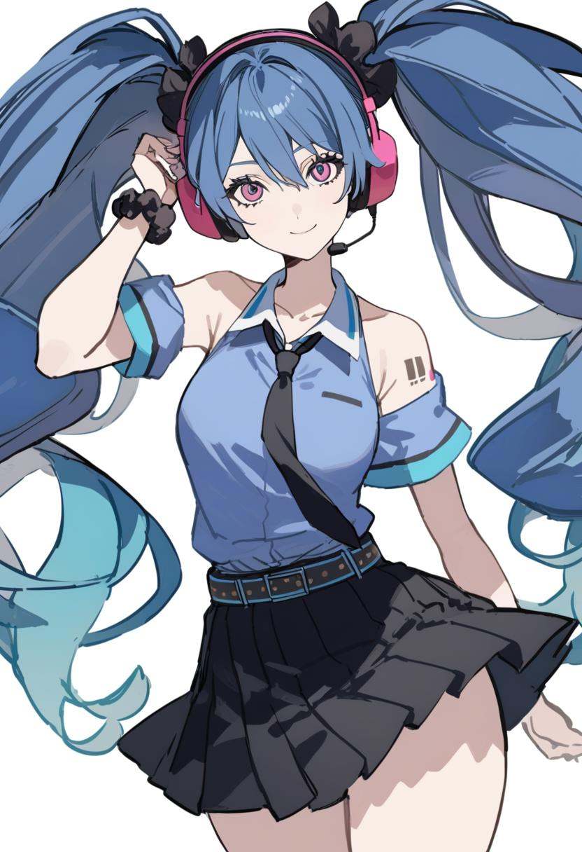 1girl,  style:inu totemo,  hatsune miku on Tensor.Art