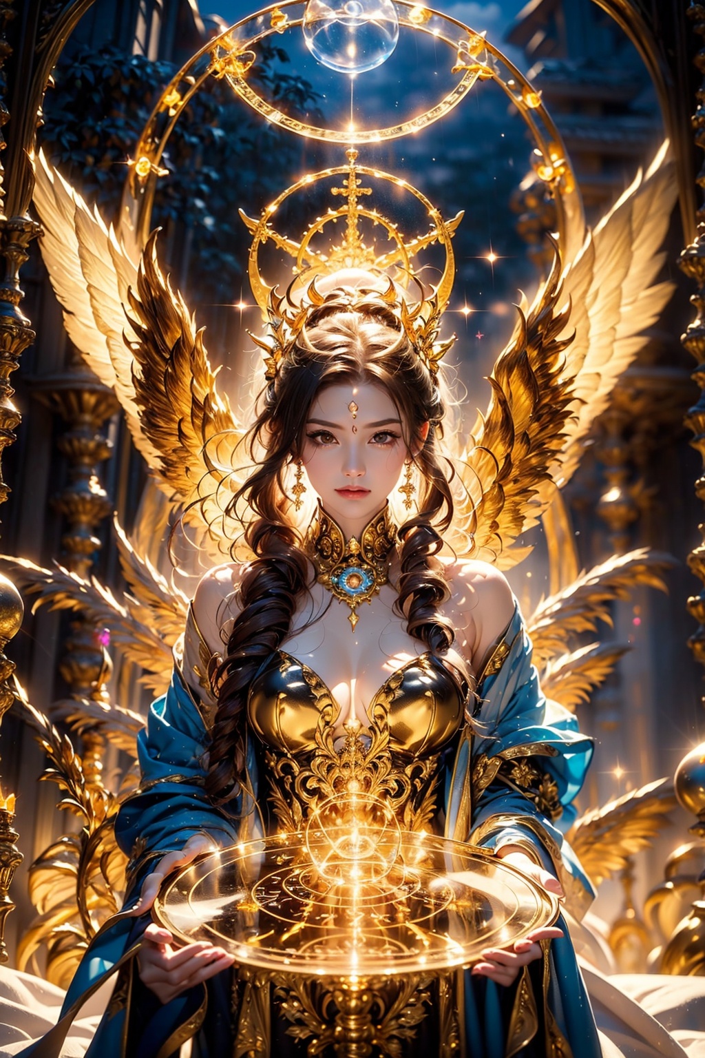 goddess,  holy light ,  crown on Tensor.Art