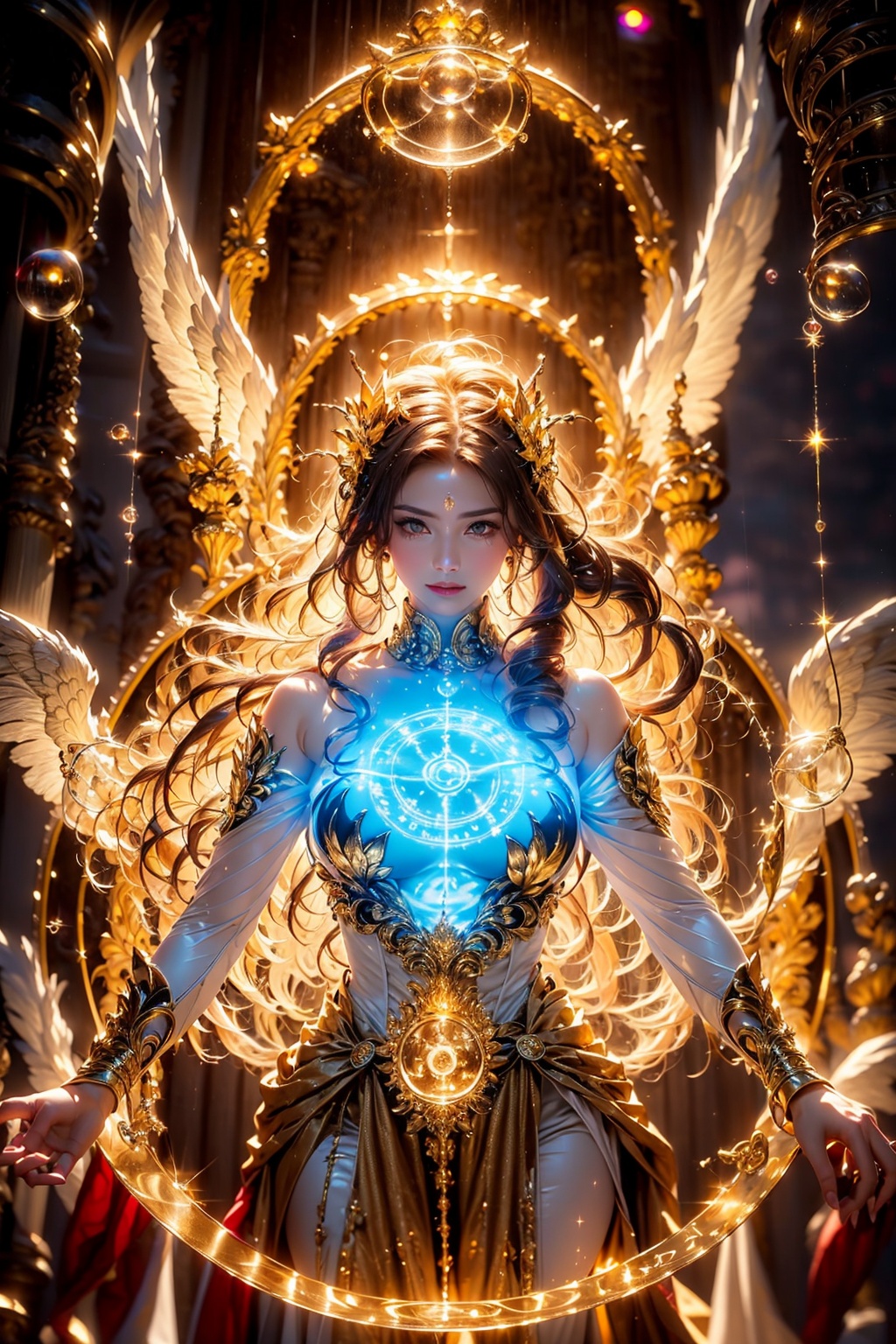 goddess,  holy light ,  crown on Tensor.Art
