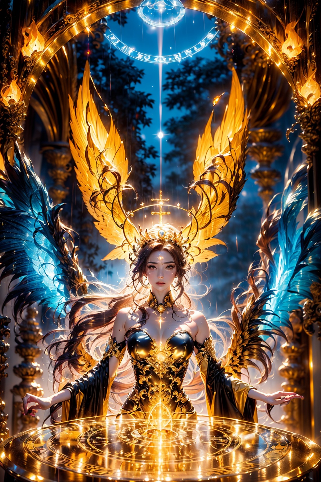 goddess,  holy light ,  crown on Tensor.Art