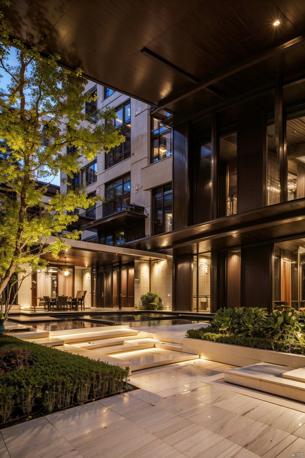  (masterpiece:0.9),bestquality,,residential landscape,high-end residential,elegant,atmosphere,luxury,day,