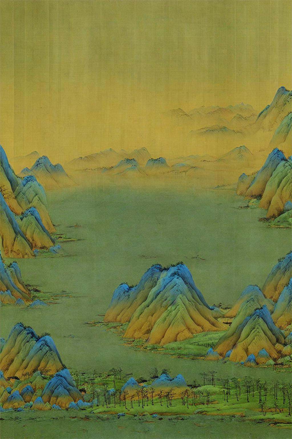mountain,river,wangximeng,<lora:wangximeng_20240206225310-000003:0.9>,high quality,