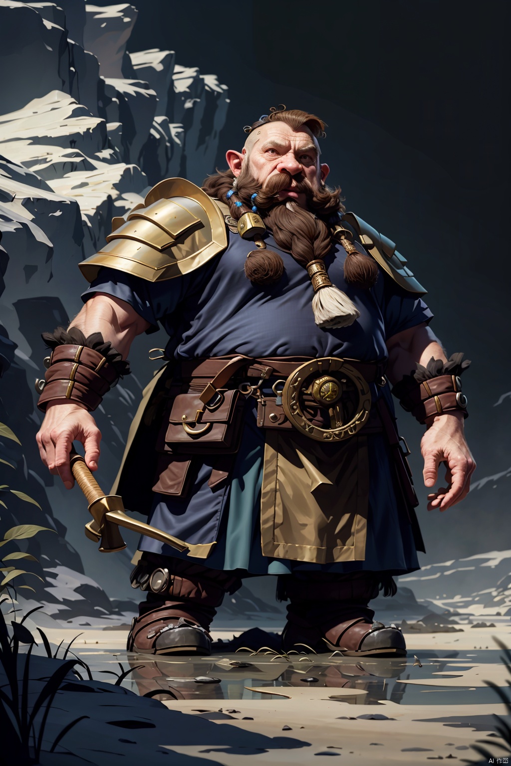  absurdres,incredibly absurdres,reality,realistic,,(solo:1.2),1boy,full_shot, dwarf