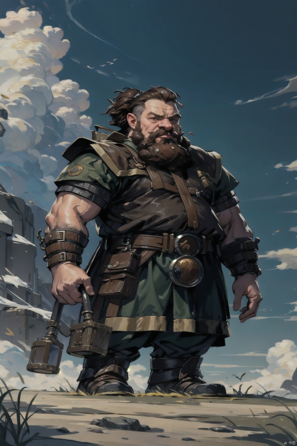  absurdres,incredibly absurdres,reality,realistic,,(solo:1.2),1boy,full_shot, dwarf