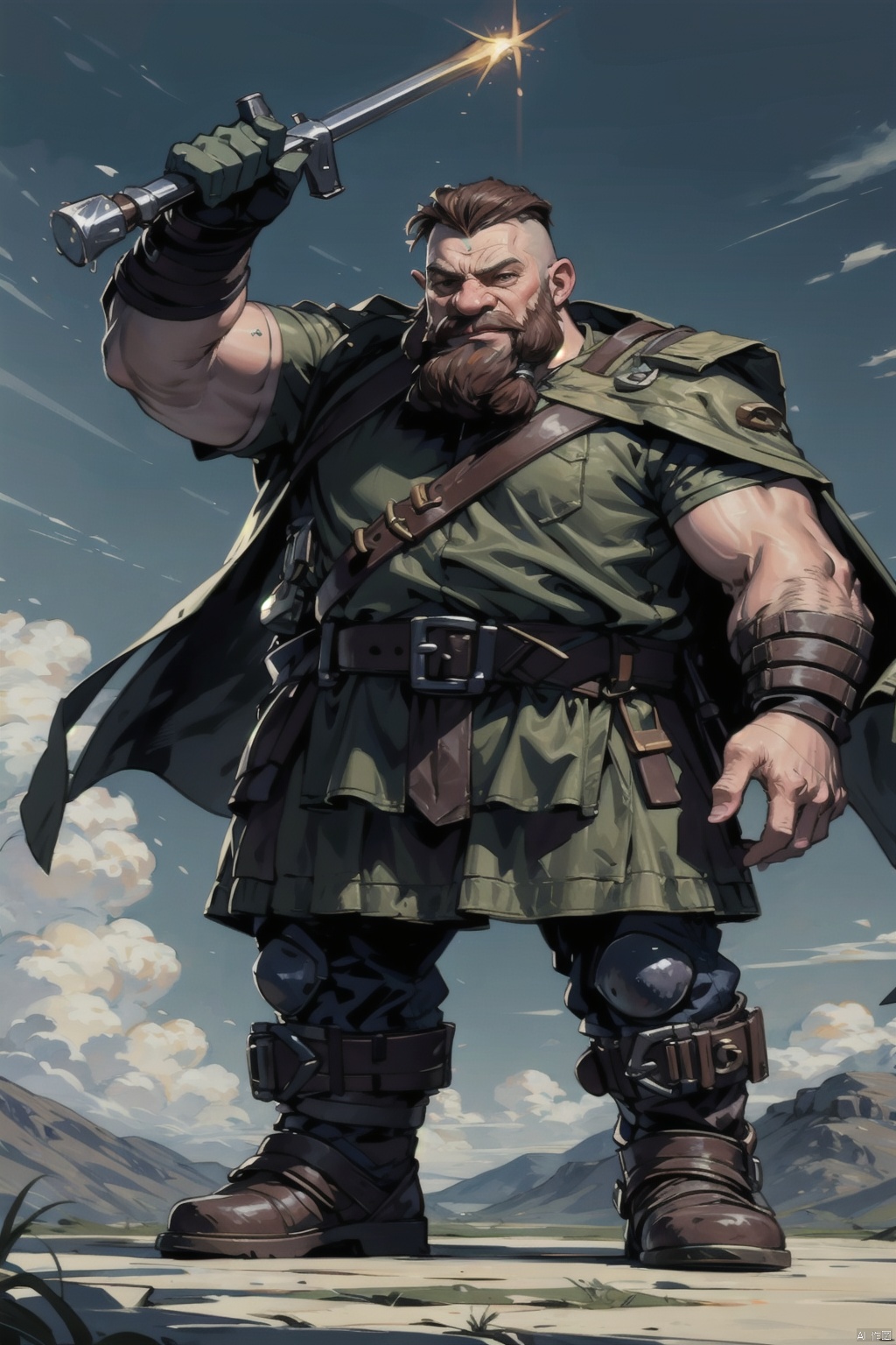  absurdres,incredibly absurdres,reality,realistic,,(solo:1.2),1boy,full_shot, dwarf