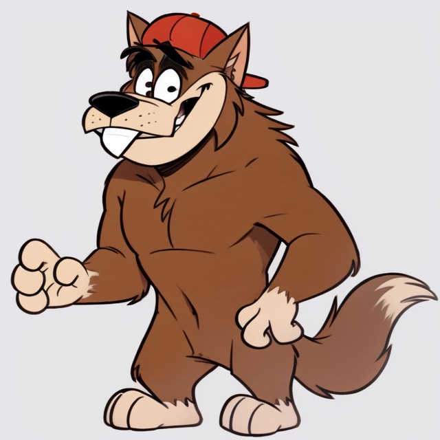 male,  werewolf,  solo on Tensor.Art
