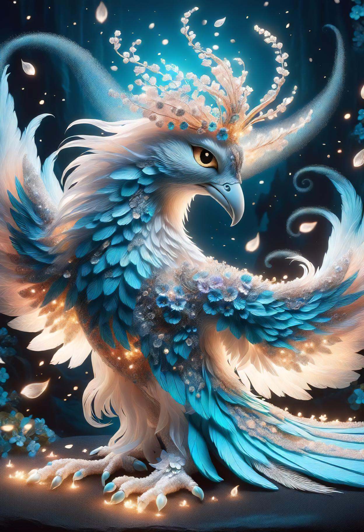 DonMS4kur4XL ,  female firebird,  mythical enchanting bird by DonMischo on Tensor.Art