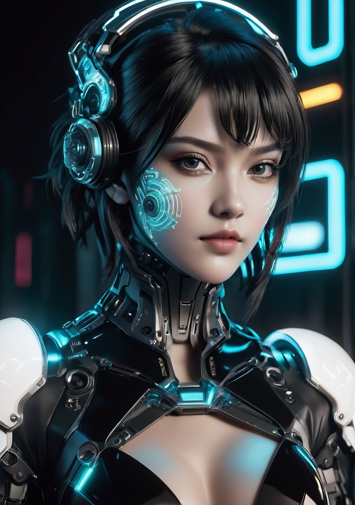 cyberpunk,  1girl,  Elegant on Tensor.Art