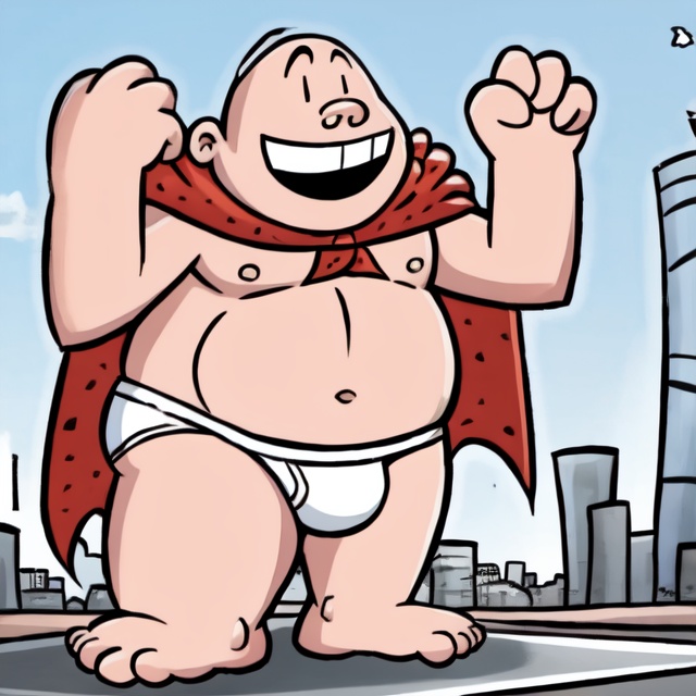 captain underpants,  human,  male on Tensor.Art