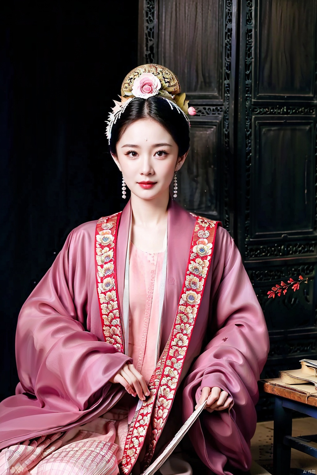 (masterpiece,best quality:1.5), ultra realistic,1girl, long hair, straight hair, portrait, mysterious forest, firefly, bokeh, mysterious, night, sky, cloud,, hanfu