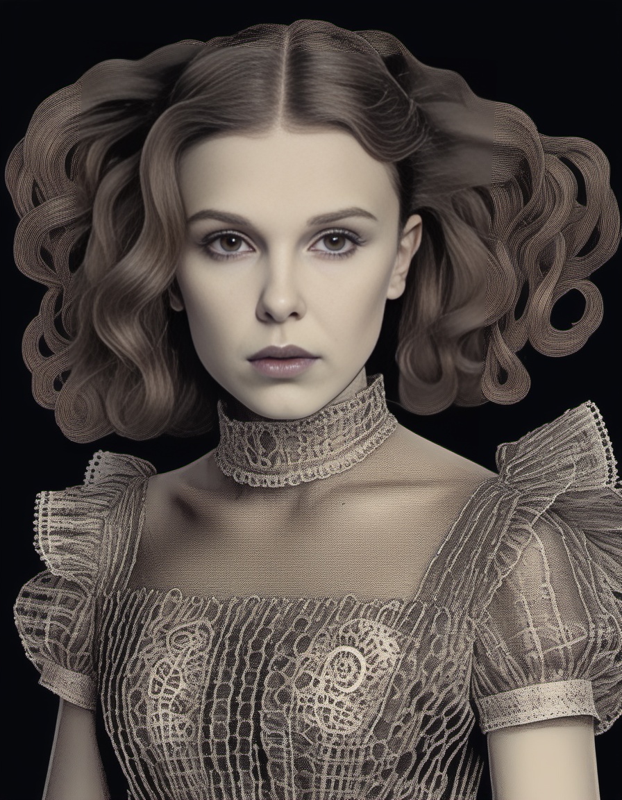 MillieBobbyBrown,  portrait,  close up of a Swiss on Tensor.Art