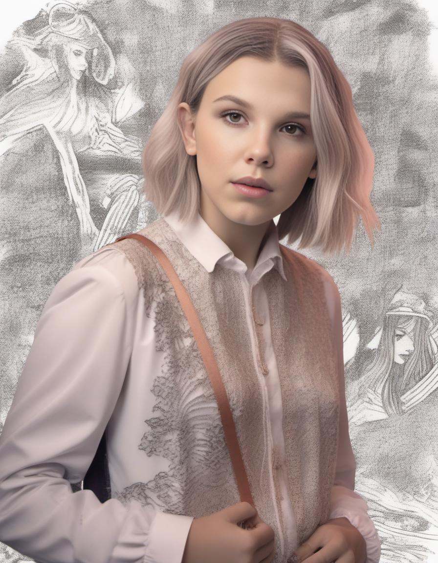 MillieBobbyBrown,  photograph,  intricate details on Tensor.Art