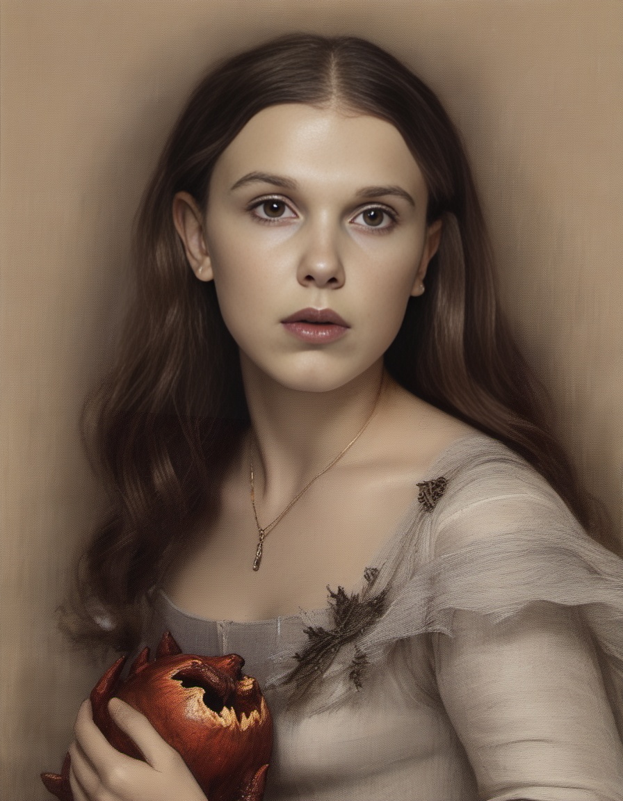 MillieBobbyBrown,  [art by Henri Fantin-Latour| Benoît-Hermogaste Molin],  portrait on Tensor.Art