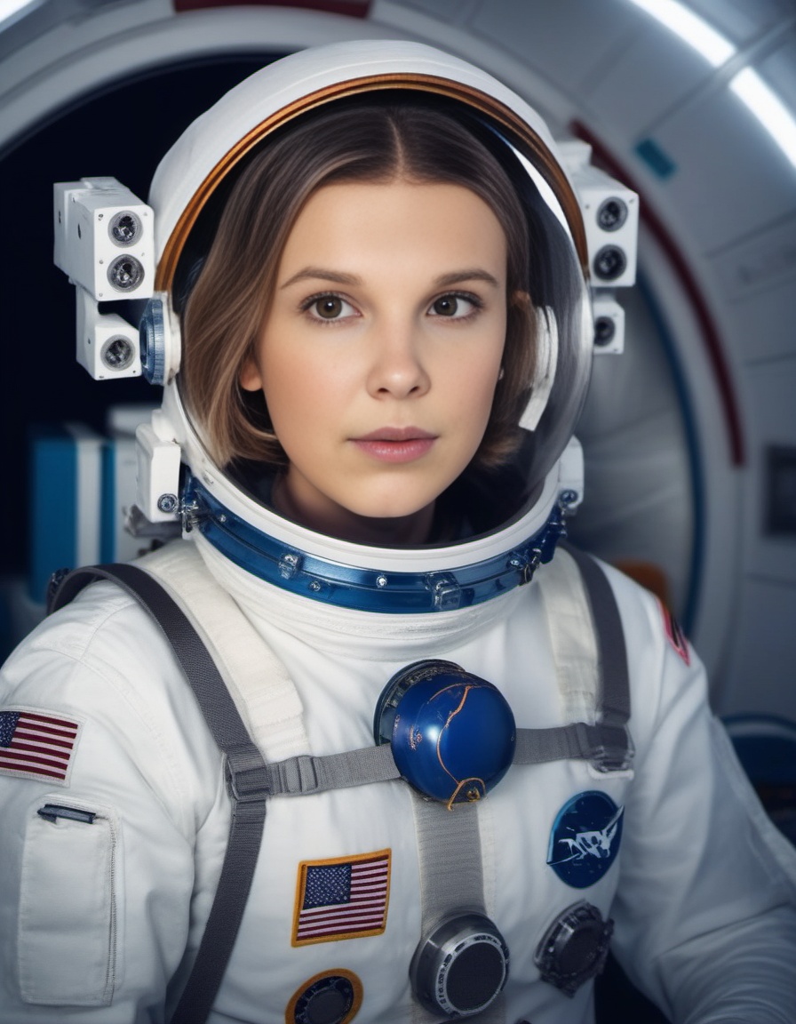 MillieBobbyBrown,  photo,  detailed background on Tensor.Art