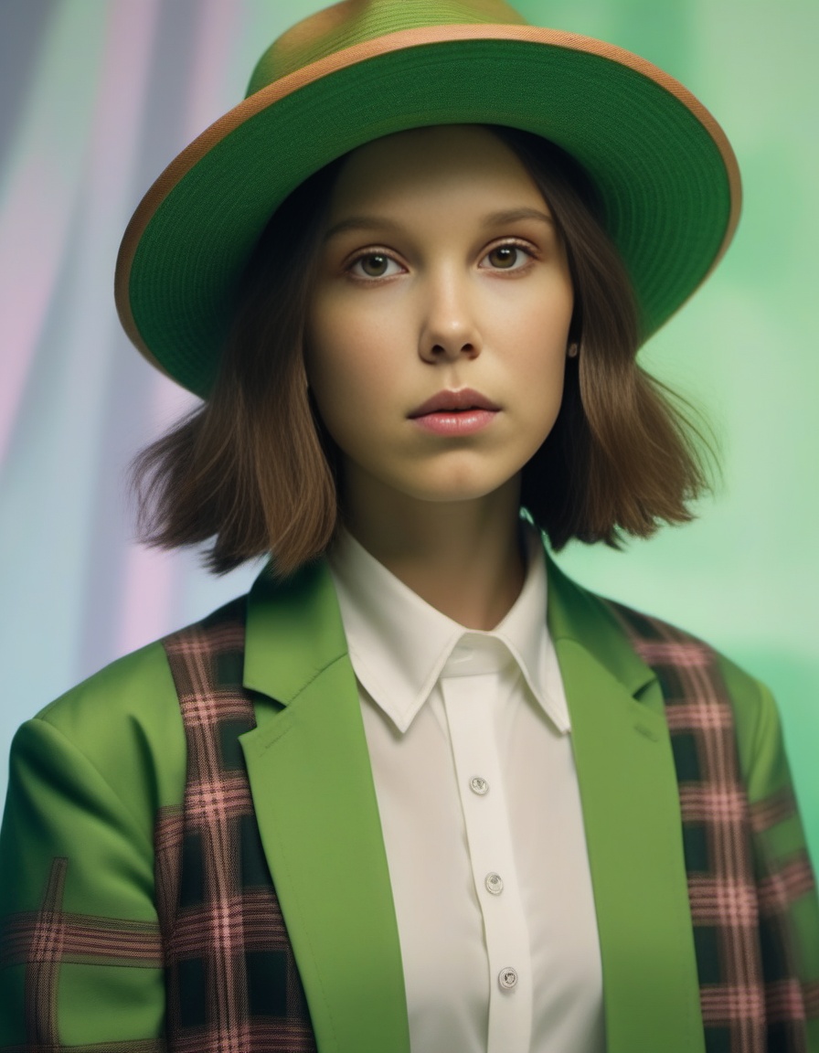 MillieBobbyBrown,  portrait,  Rule of Thirds on Tensor.Art