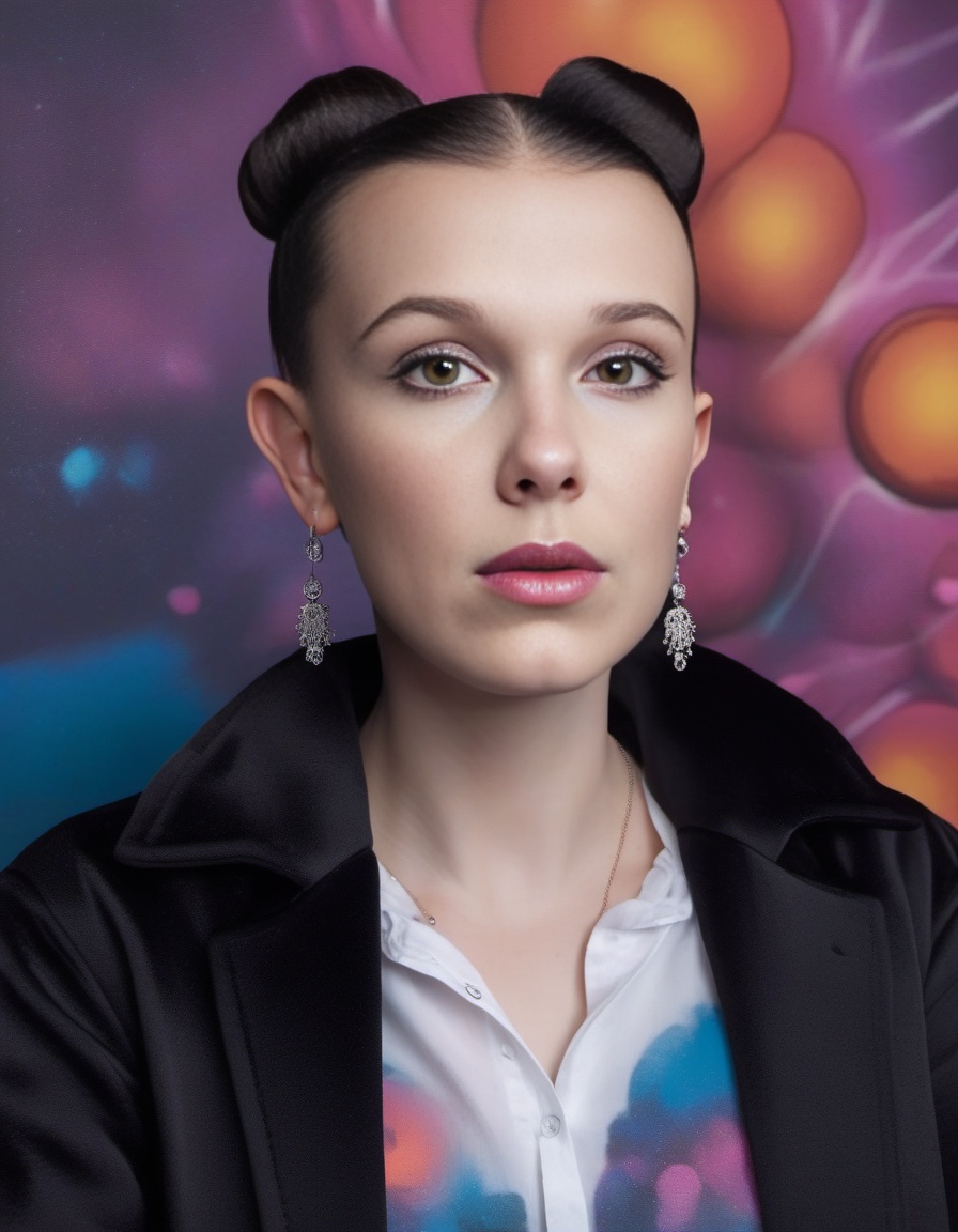 MillieBobbyBrown,  portrait,  stylized on Tensor.Art