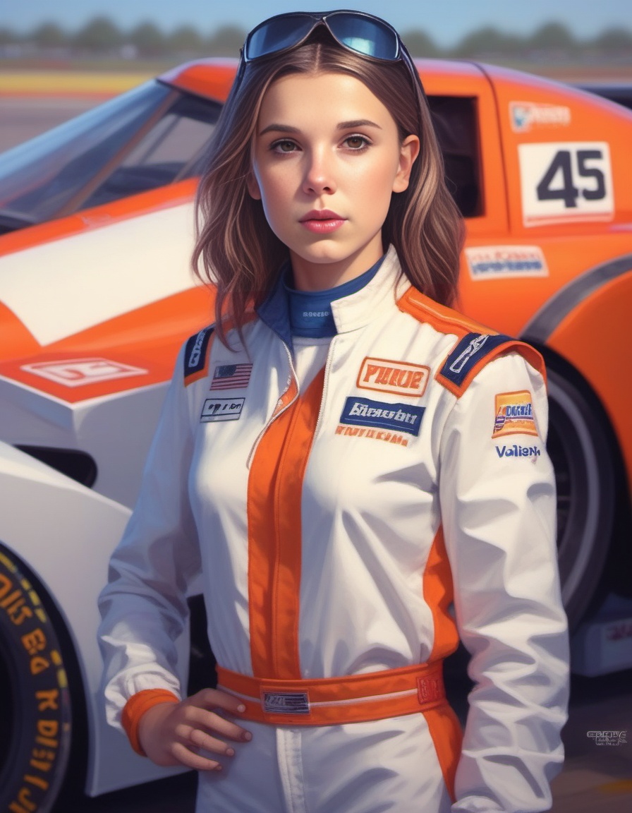MillieBobbyBrown,  perfect anime illustration,  1girl on Tensor.Art